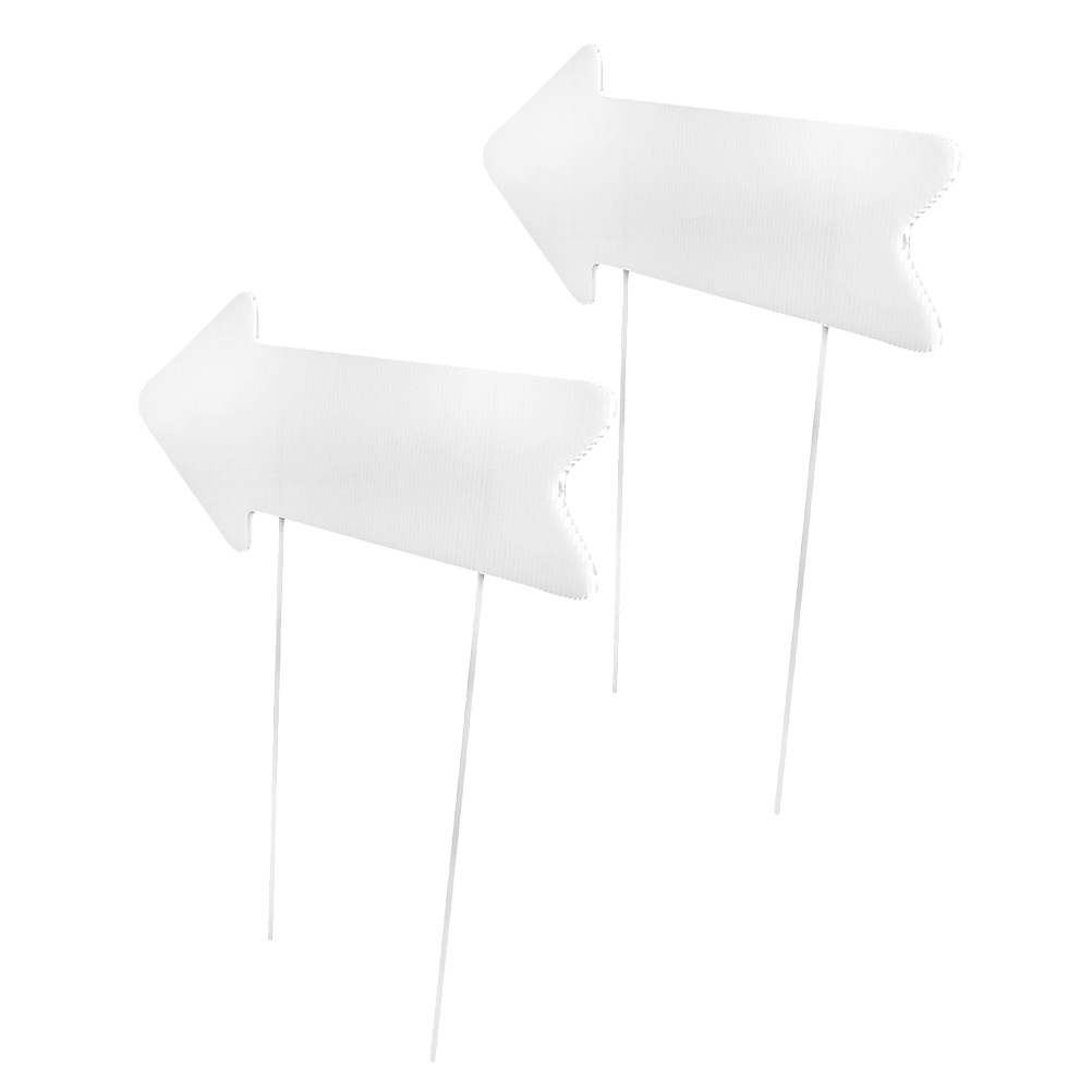 Yard Sign Blank - 2Pcs Blank Yard Sign Arrow Stake