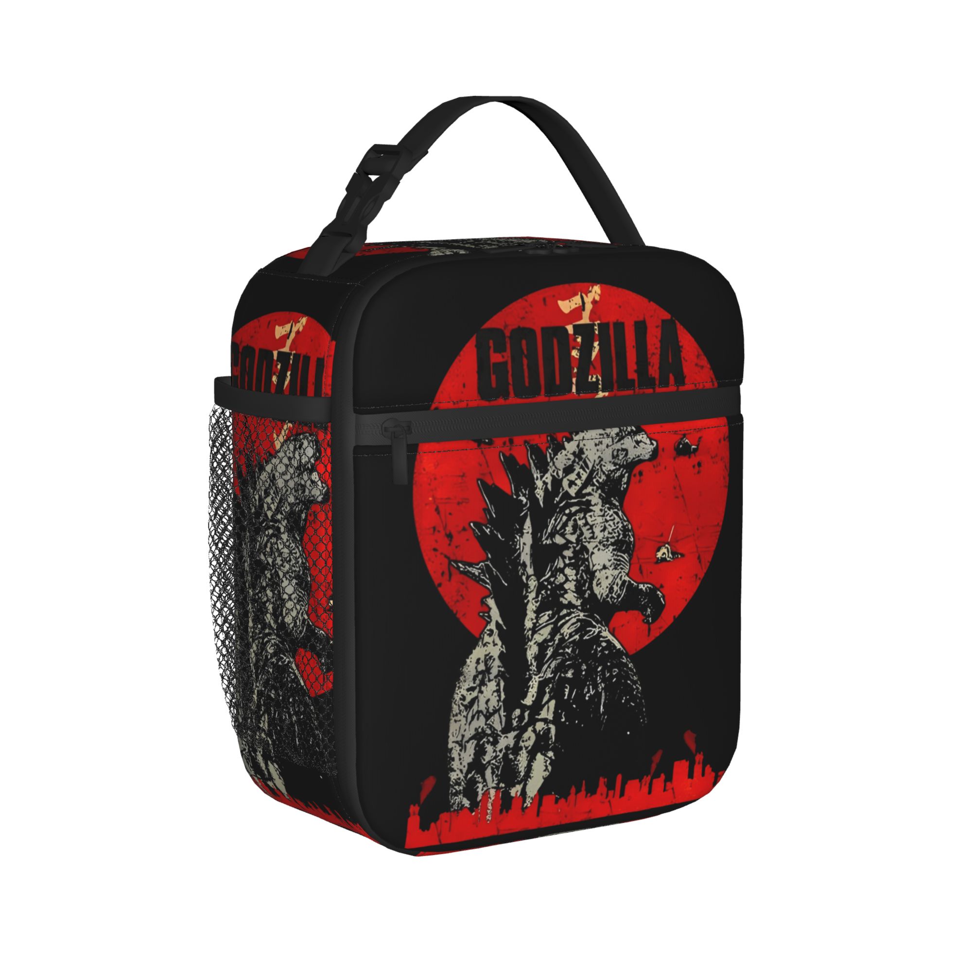 Tote Bag Sublimation - Godzillaed Insulated Lunch Bag Thermal Bag