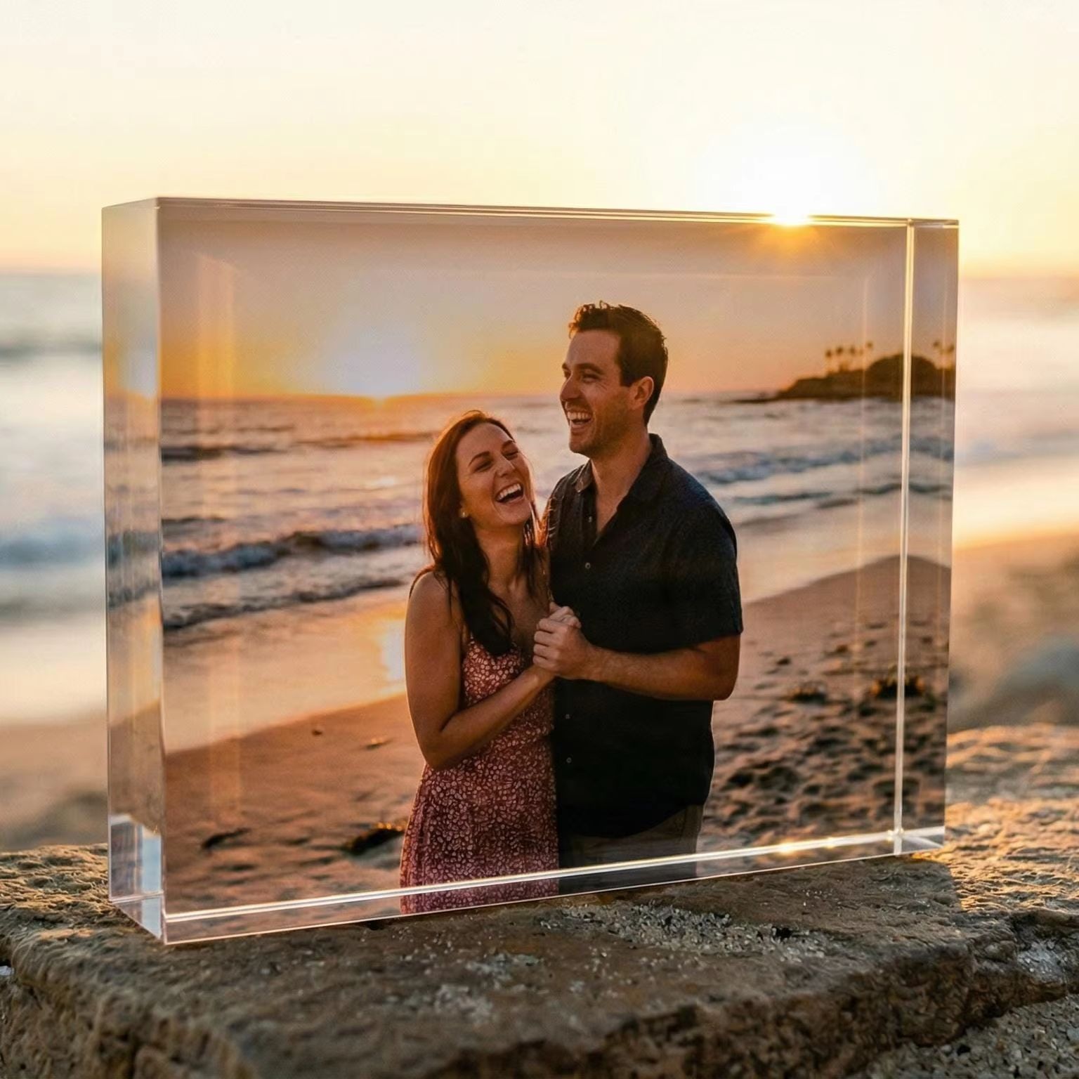 Custom Friendship Photo Block, - Photo Acrylic Block ulasan dan harga