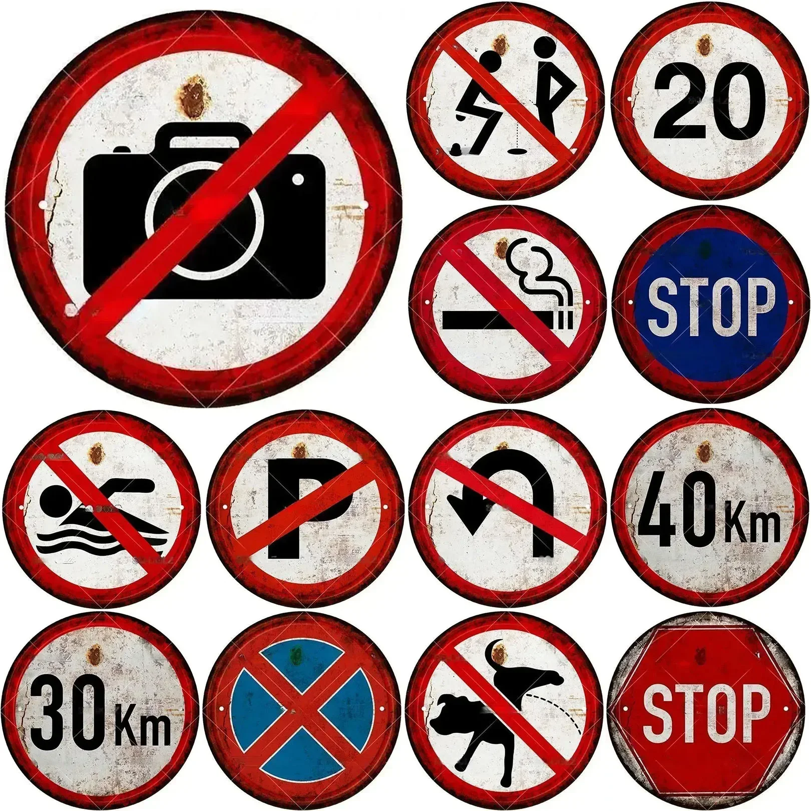 Vintage Man Cave Metal Signs T - Yard Sign Blank ulasan dan harga