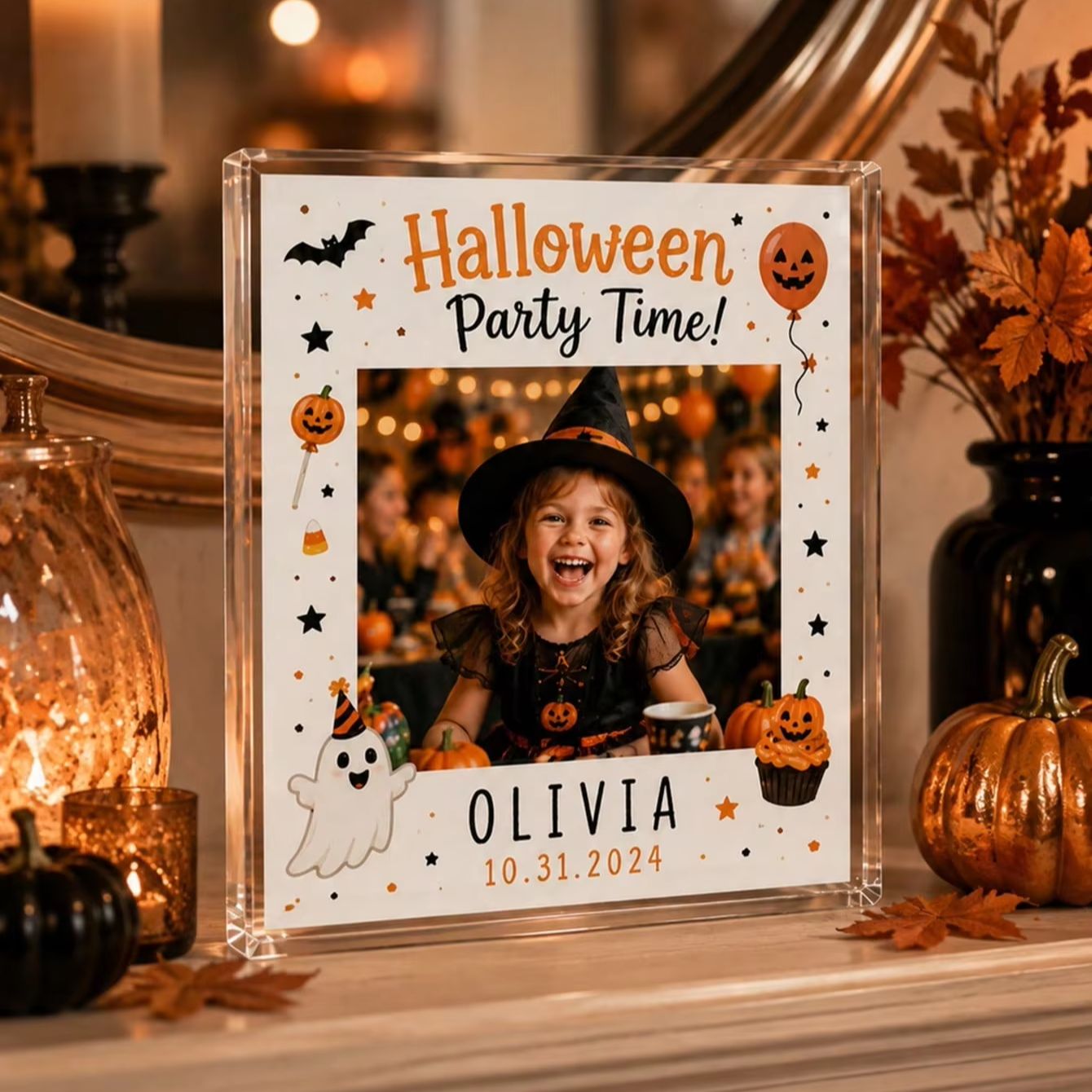 Custom Halloween Acrylic Photo - Photo Acrylic Block ulasan dan harga
