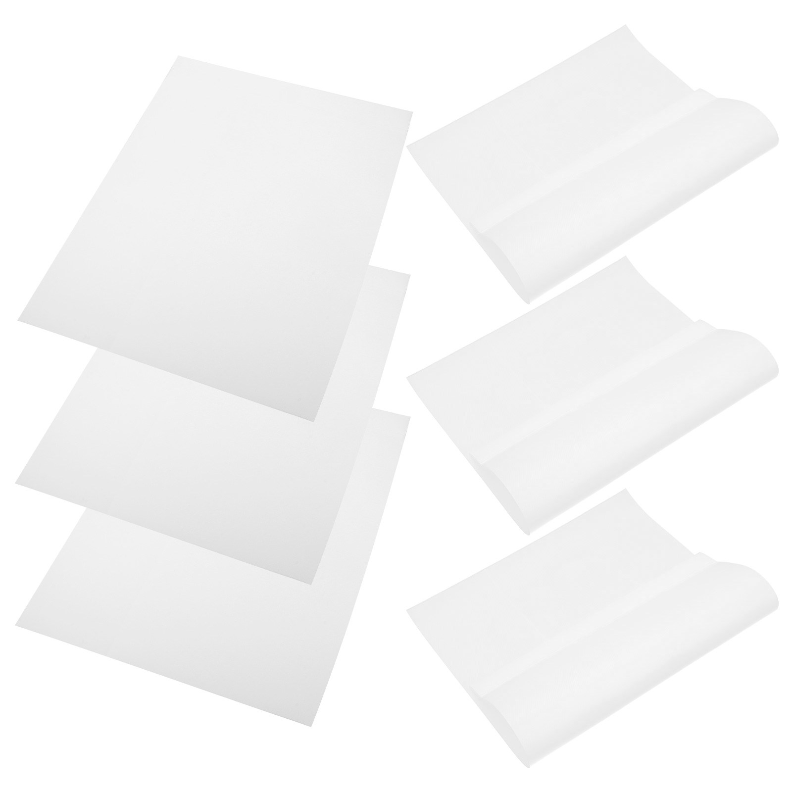 6Pcs Solid White Garden Flags  - Yard Sign Blank ulasan dan harga