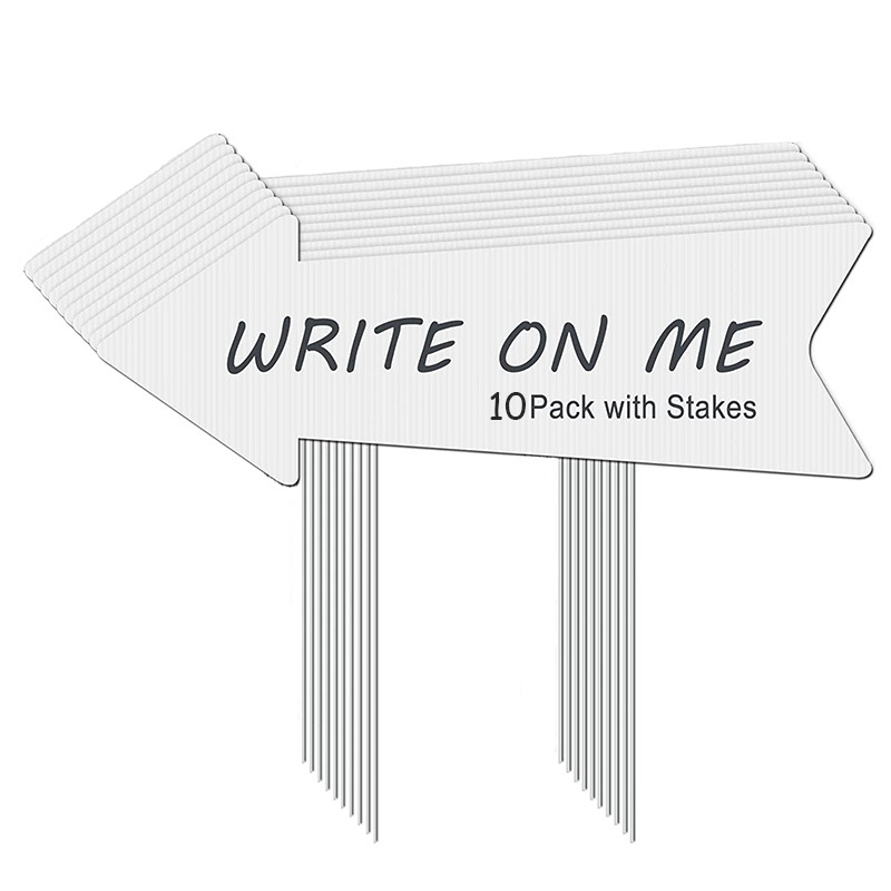 Blank Arrow Signs with Stakes  - Yard Sign Blank ulasan dan harga